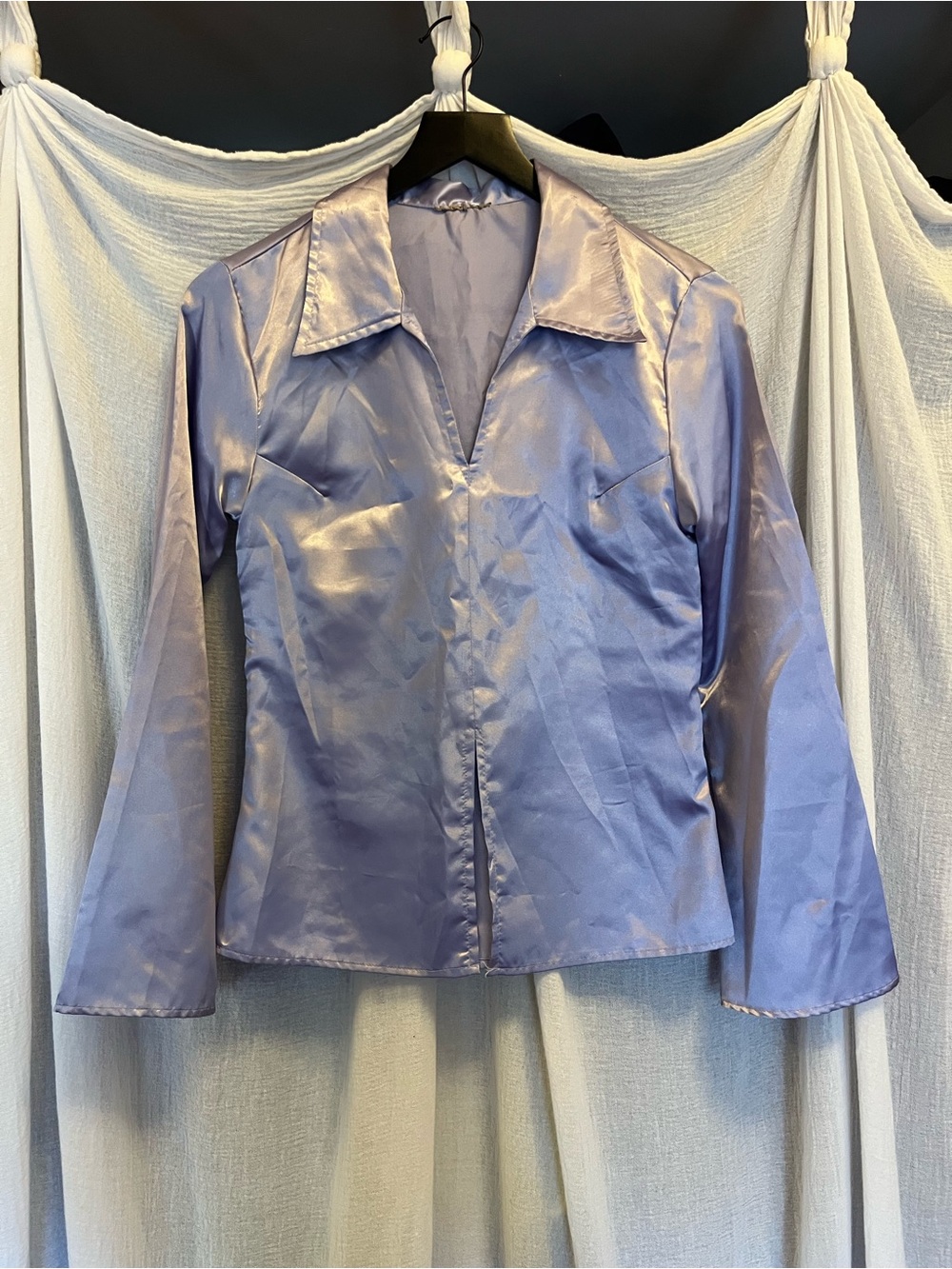 Lavender Retro Blouse